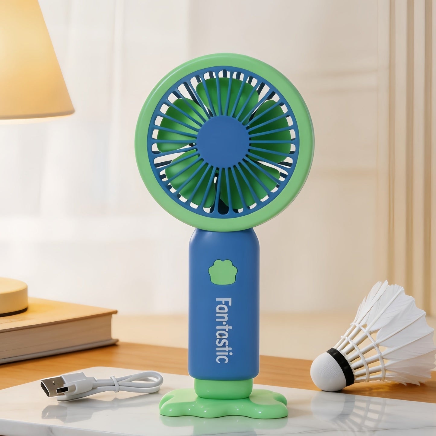 Unisex Portable Handheld Fan with Ergonomic Design and USB Charging Function Karnz