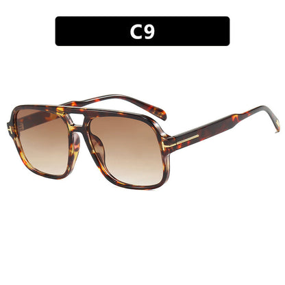 Women's trendy sunglasses with square frame and polarizing yellow lenses Kalsten