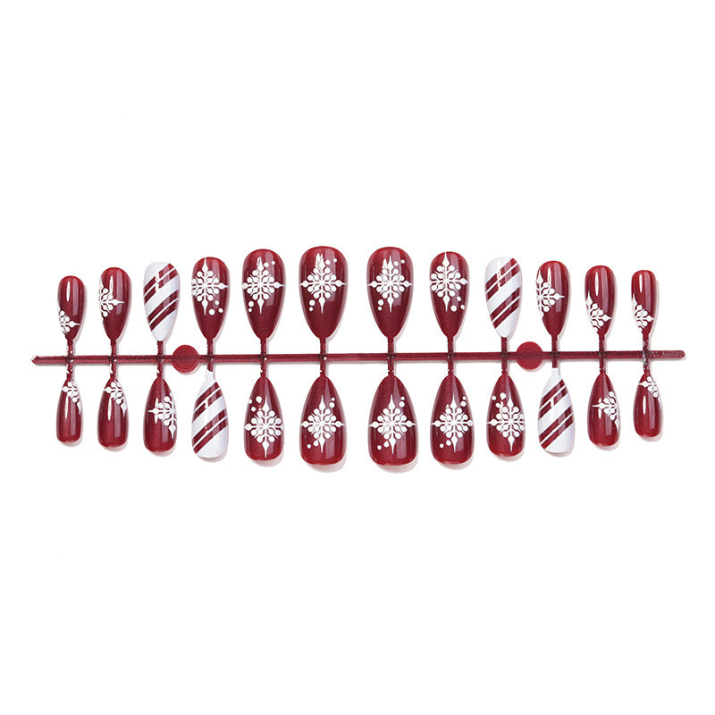 Elegant Christmas Nail Art Set Acalora