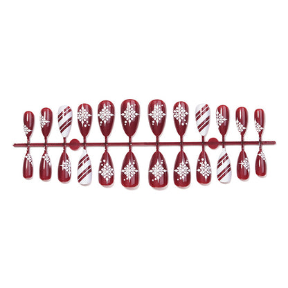 Elegant Christmas Nail Art Set Acalora