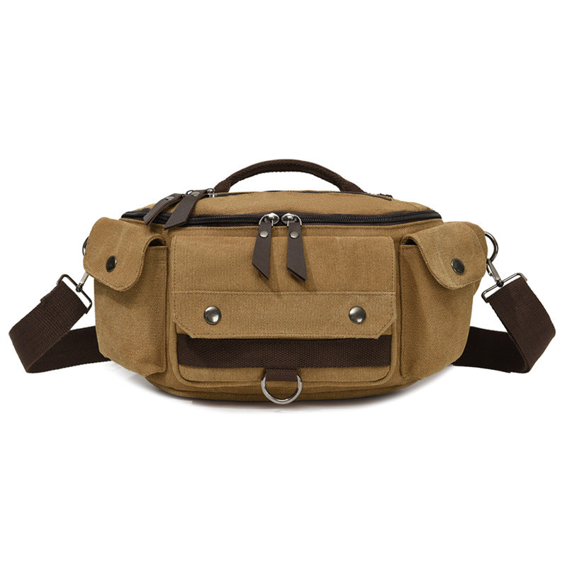 Durable Canvas Utility Crossbody Bag Acalora