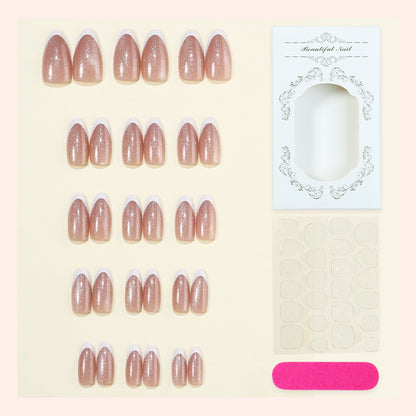 Premium Glittery Press-On Nail Set Acalora