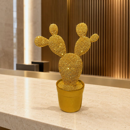 Glittering Cactus Decorative Figure Acalora