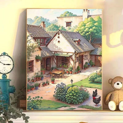 Serenity-Inspired Garden Scene Wall Art