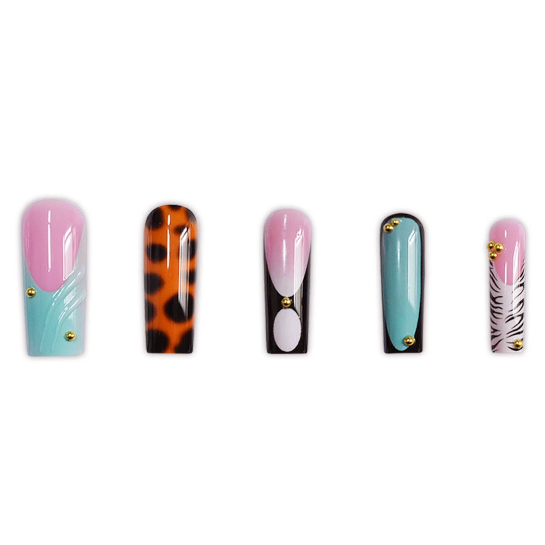 Artistic Press-On Nail Art Set Acalora