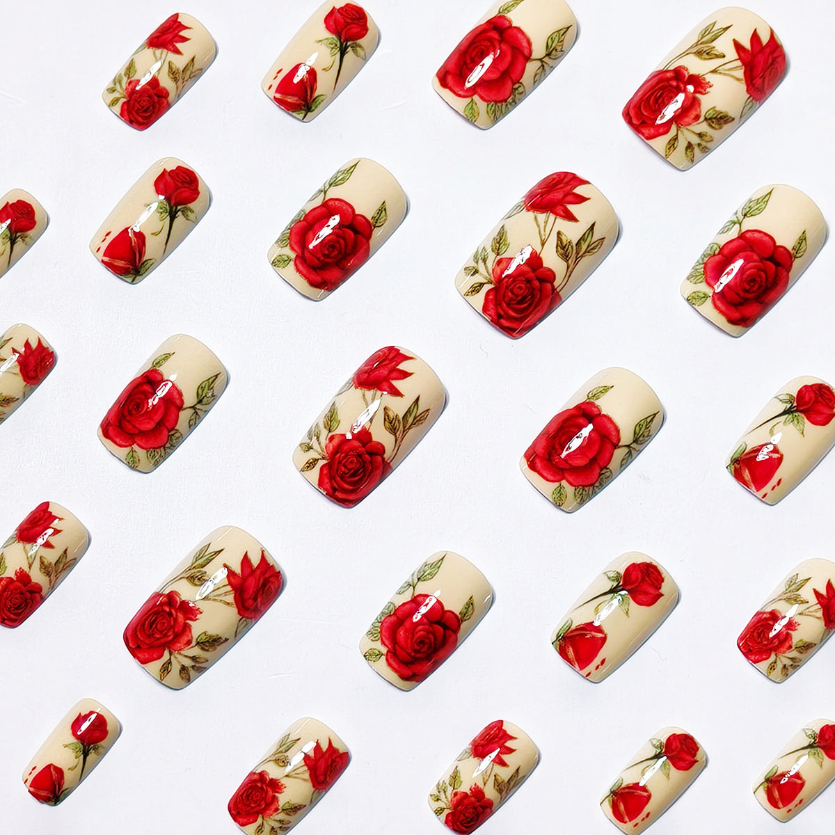 Floral Design Nail Wraps Acalora