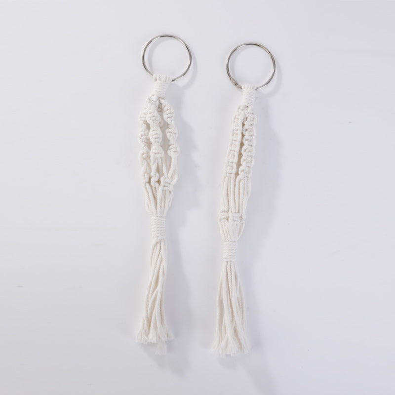 Key jewelry with macrame design Acalora