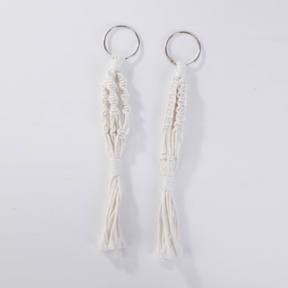Key jewelry with macrame design Acalora