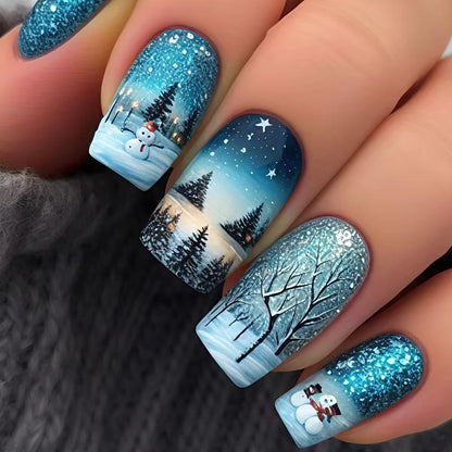 Winter Wonderland Themed Nail Art Acalora 1788155599