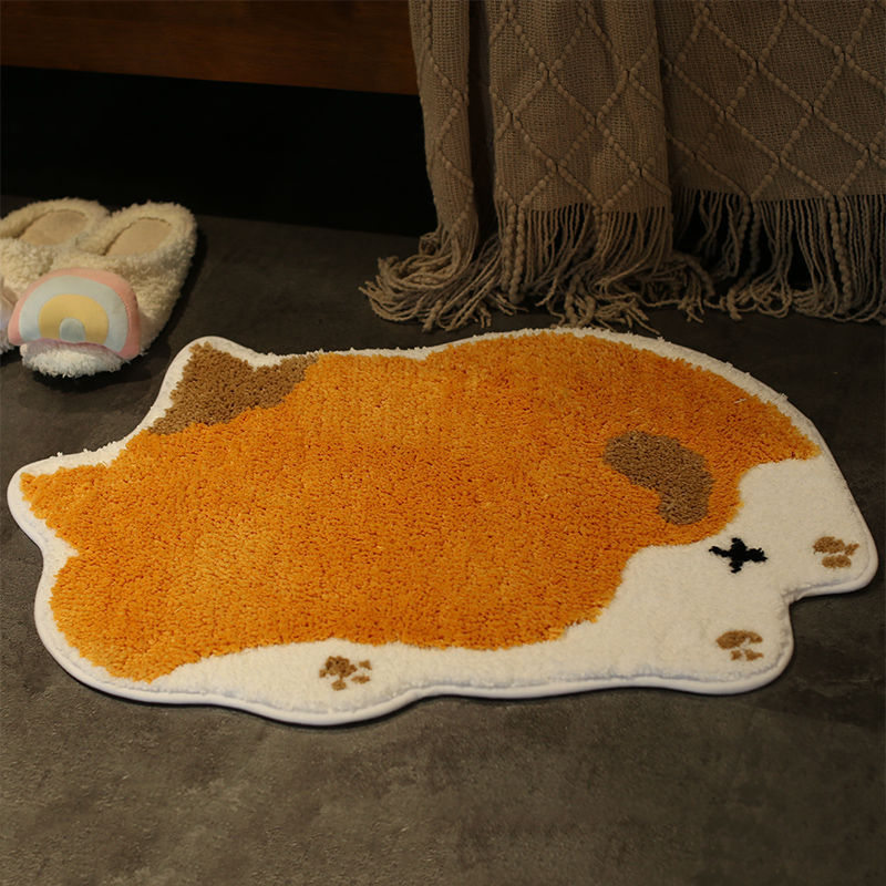 Cartoon Cat-Shaped Bath Mat