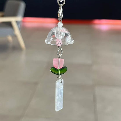 Decorative Floral Pendant Keychain Acalora