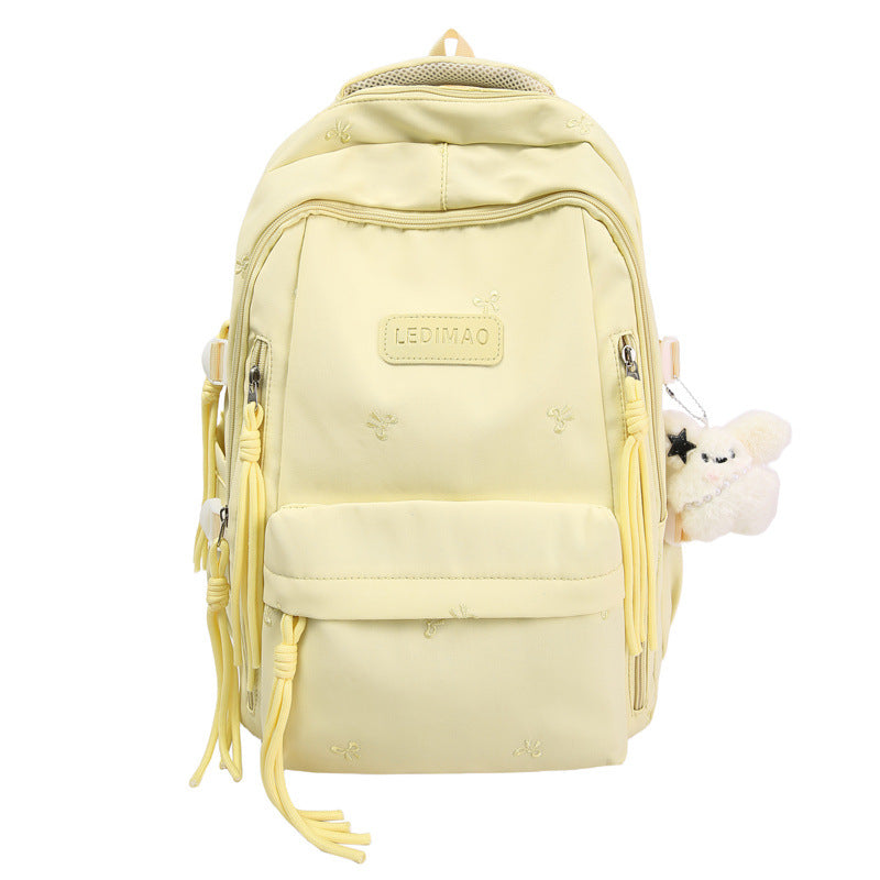 Casual embroidered school backpack Brehn