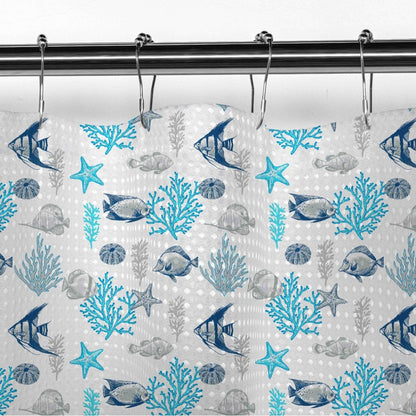 Floral Patterned Shower Curtain