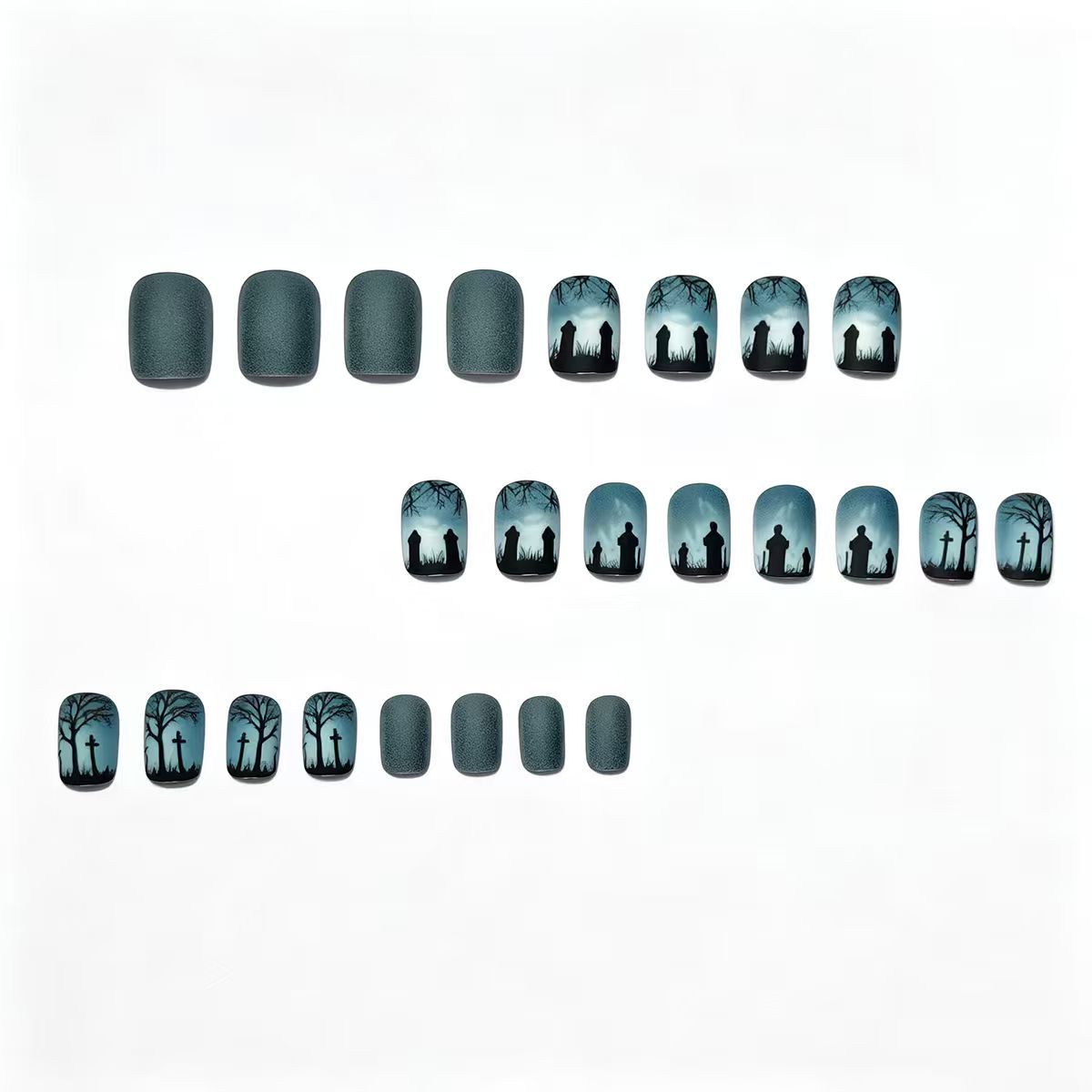 Artistic Gothic Nail Art Acalora