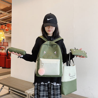 Cute Animal-Themed Backpack Set Acalora