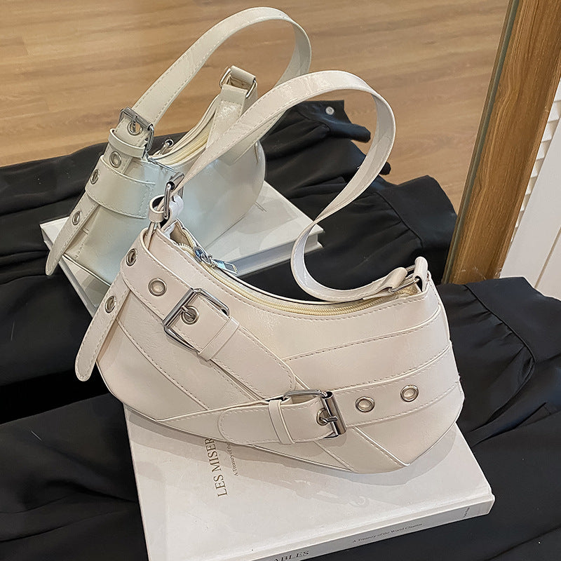 Stylish Patent Leather Shoulder Bag Acalora