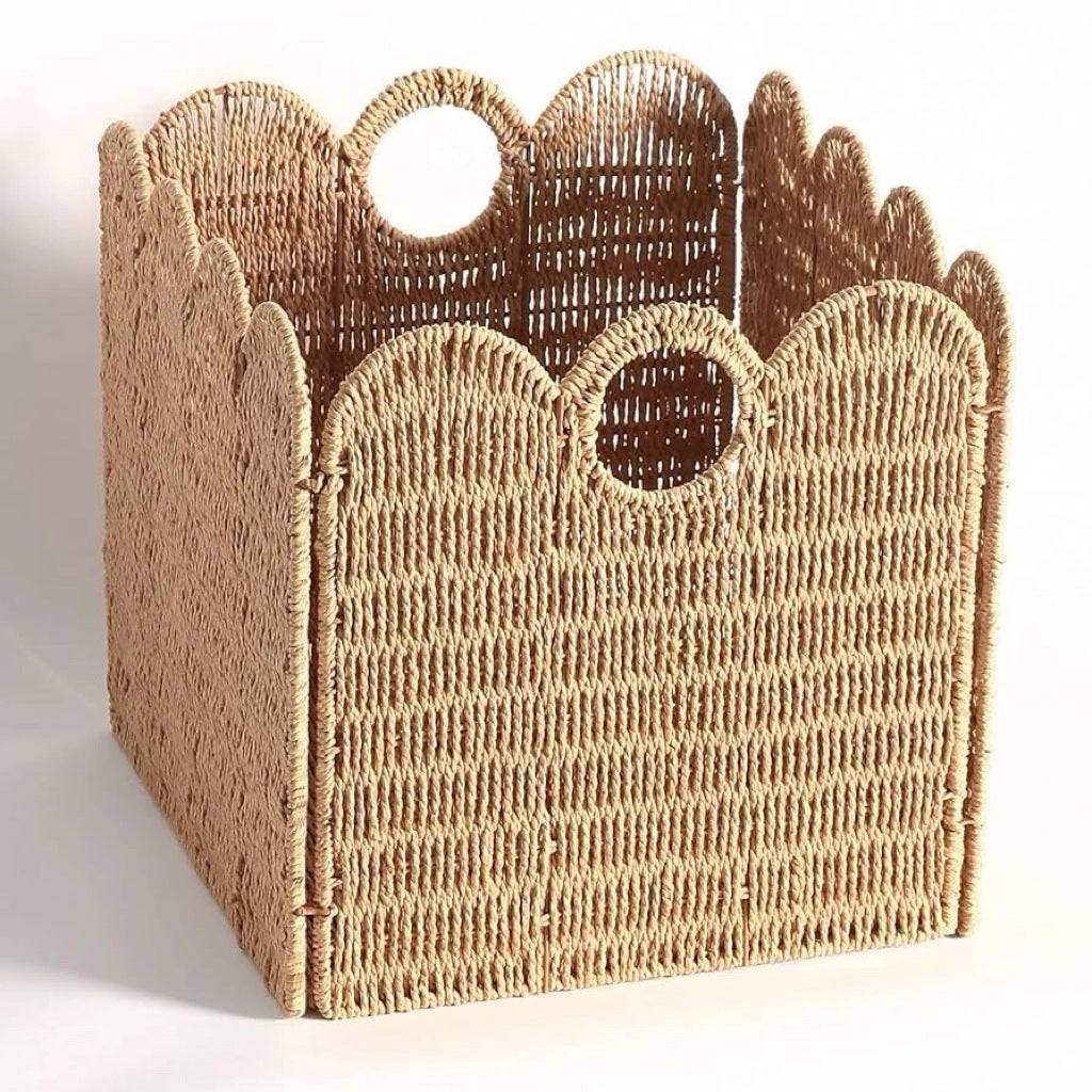Premium Water Hyacinth Storage Basket Acalora