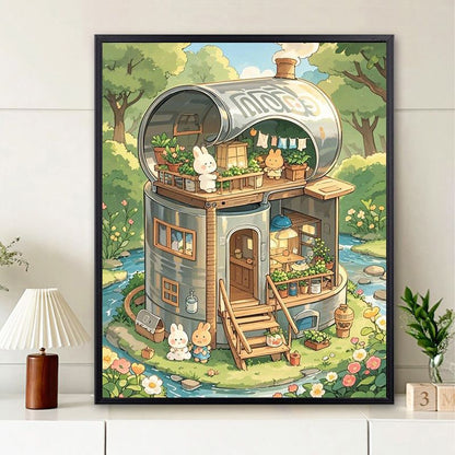 Whimsical Home Illustration Wall Art