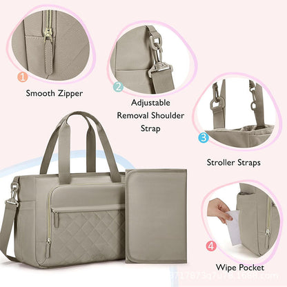 Quilted Multi-Purpose Work Tote Acalora