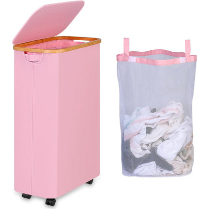 High-quality laundry basket with removable and washable inner bag Acalora