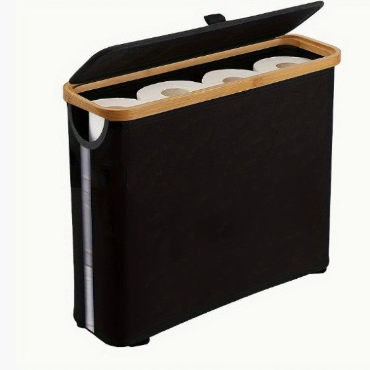 Multifunctional laundry storage box with bamboo lid Acalora