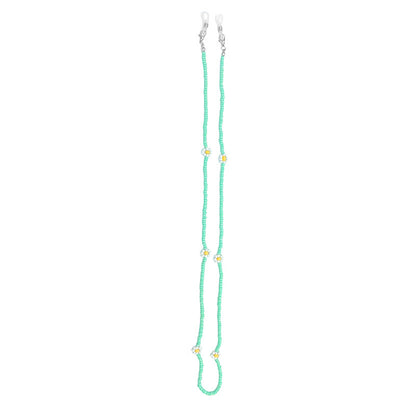 Floral Beaded Eyewear Chain Acalora