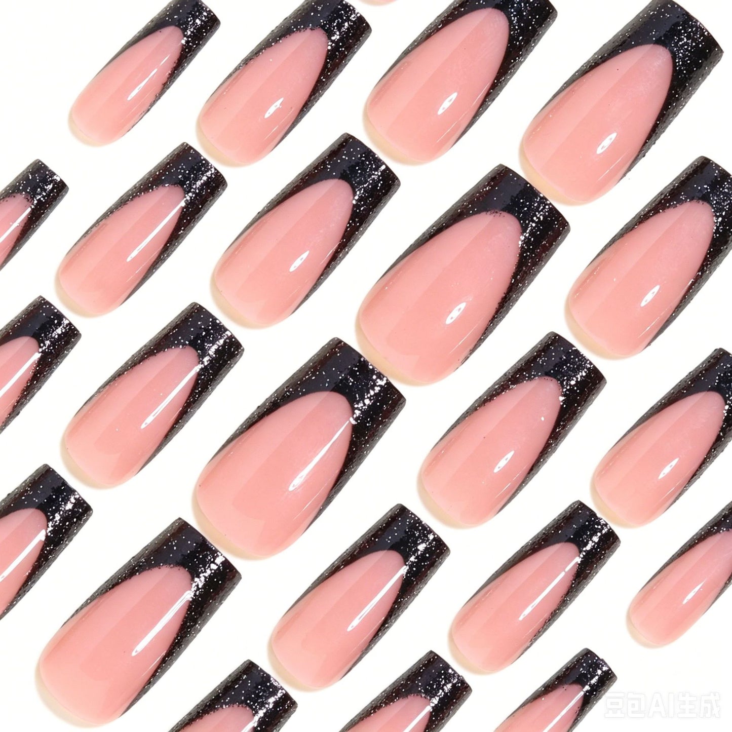 Stiletto Press-On Nail Art Tips Acalora