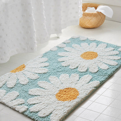 Cute Cartoon Bunny-Themed Bath Mat