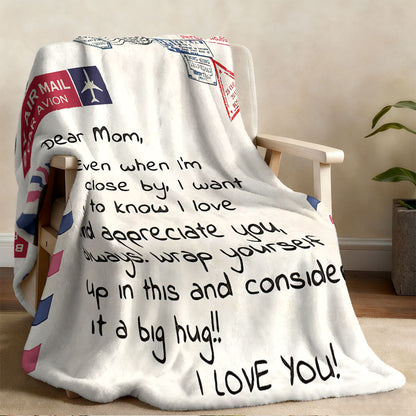 Women's Cozy Fleece Throw Blanket