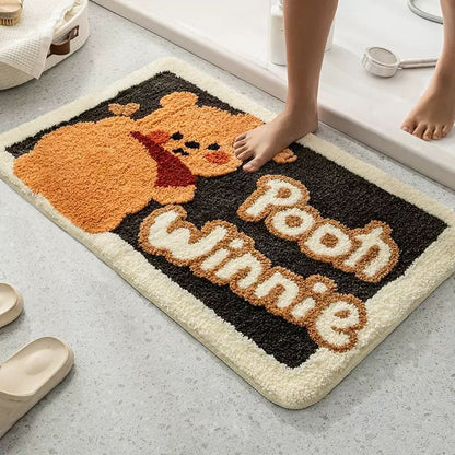 Cute Cartoon Dog Bath Mat
