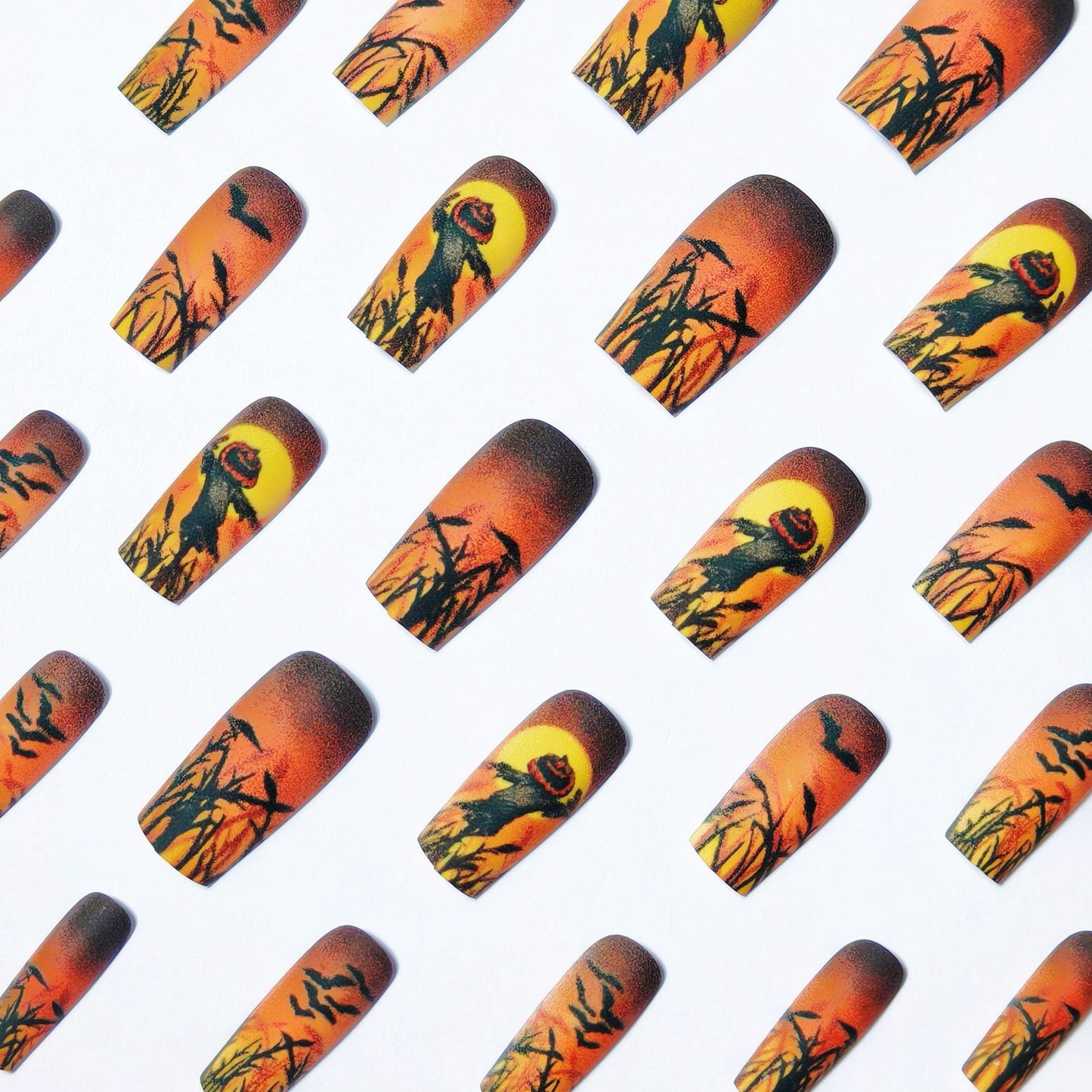 Halloween-Inspired Art Nail Wraps Acalora