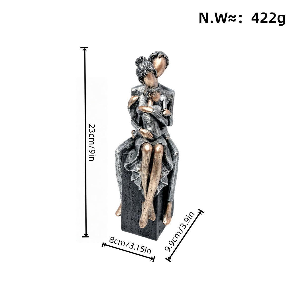 Elegant sculpture of a romantic couple Acalora