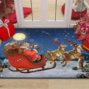 Holiday-Themed Welcome Mat