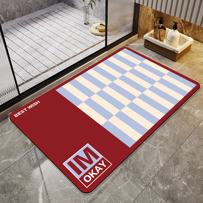 Cheerful Decorative Entrance Mat Acalora