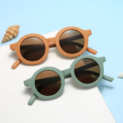 Women's round sunglasses with robust design and UV protection Bowlift