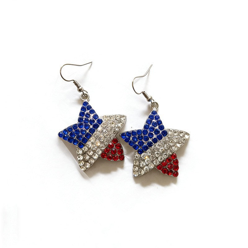 Women’s eye-catching drop earrings with flexible mesh, sequined trim, and hook closure Bowlift