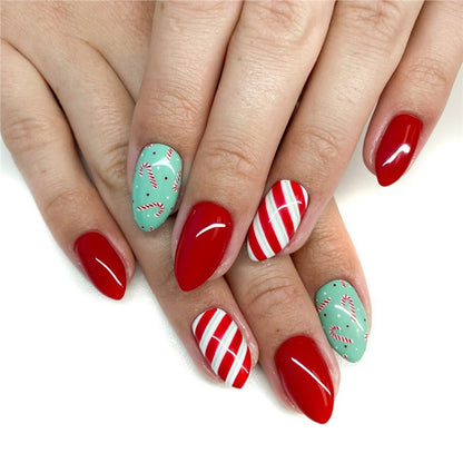 Festive Holiday Nail Art Acalora