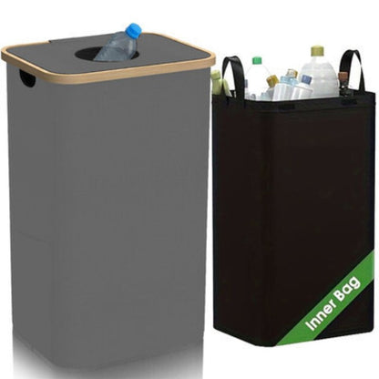 Multifunctional laundry storage box with bamboo lid Acalora