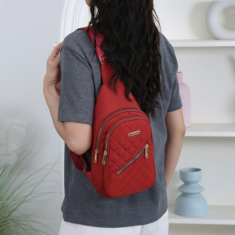 Quilted Sling Backpack Acalora