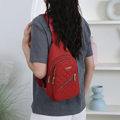 Quilted Sling Backpack Acalora