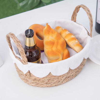 Handwoven Crumple Basket Acalora