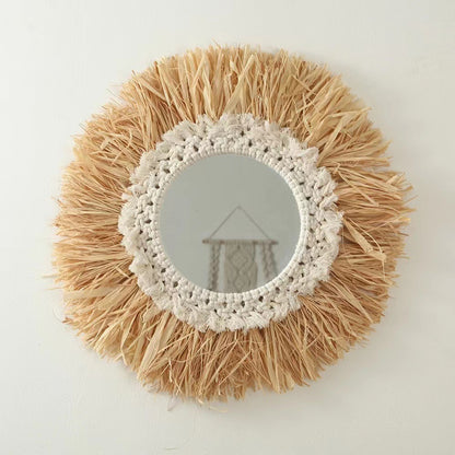 Decorative wall mirror in sunray design Acalora