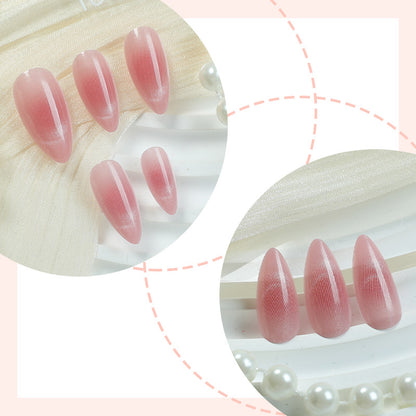 High-Quality Press-On Nail Set with Gradient Design Acalora