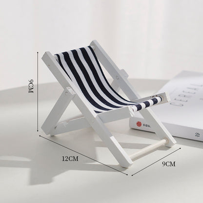 Miniature Beach Chair Figurine