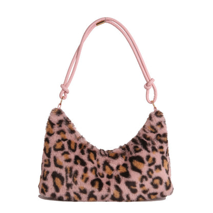 Chic Faux Fur Crossbody Bag Acalora