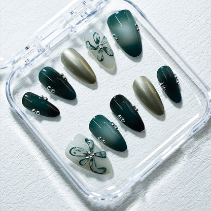 Premium Artistic Press-On Nail Set Acalora