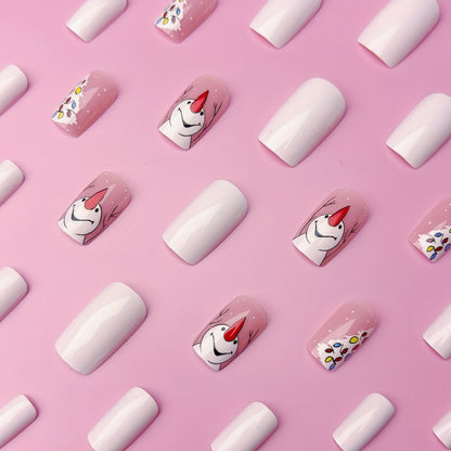 Festive Winter Nail Art Acalora