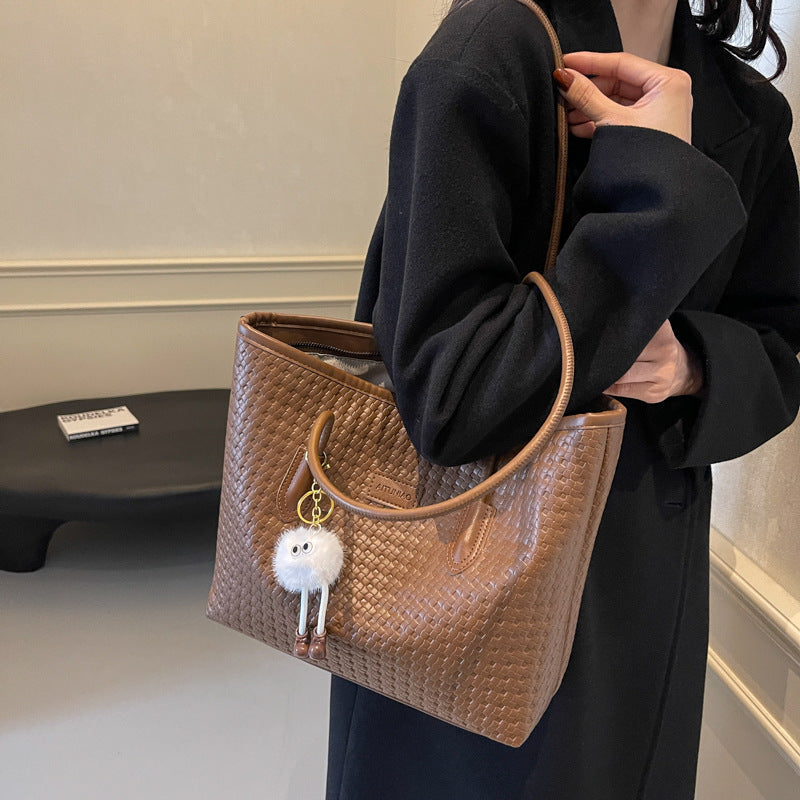 Woven Patterned Shoulder Bag Acalora