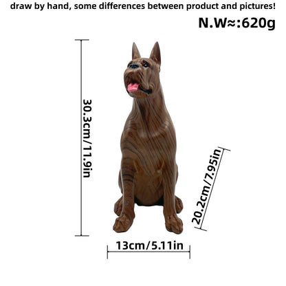 Colorful decorative figure of a dog in modern design Acalora