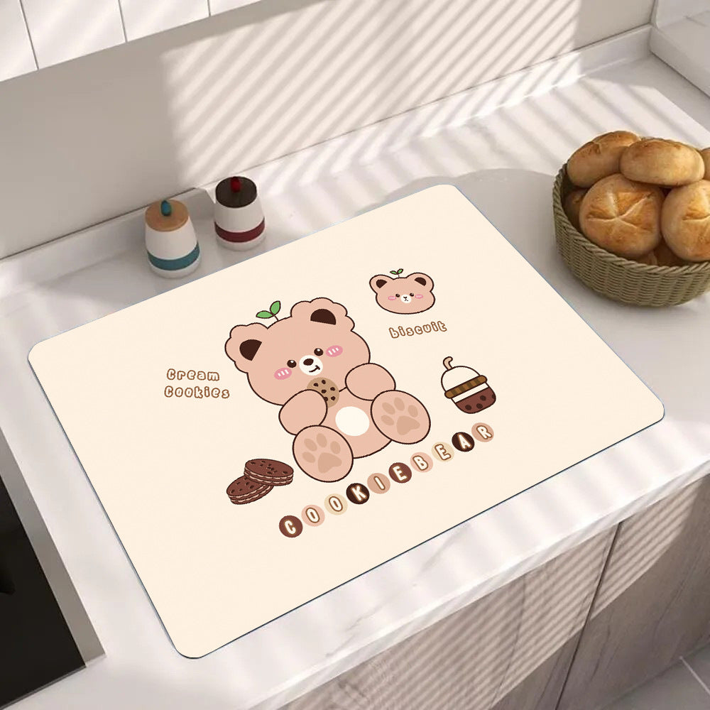 Cute Cartoon Food-Themed Kitchen Mat Acalora